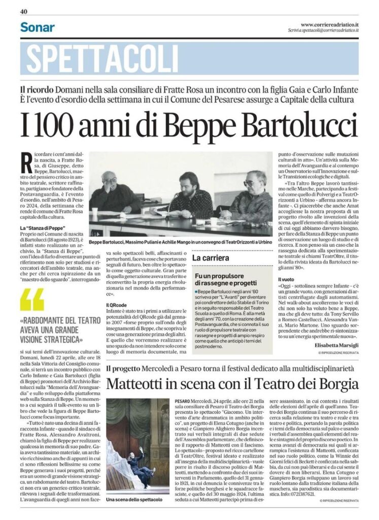 corriere adriatico 21.4.2024